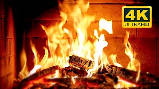 🔥 Cozy Fireplace 4K 12 HOURS Fireplace with Crackling Fire Sounds Crackling Fireplace 4K [upl. by Hiroko]