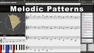 Melodic Patterns in Tessitura Pro Mac OSX Tutorial Part I Music Theory video [upl. by Gatian66]