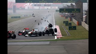 F1 2013 Crashes [upl. by Prasad]