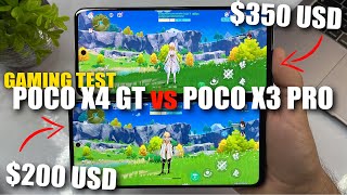 Poco X3 PRO vs Poco X4 GT  Pruebas de RENDIMIENTO ¿CUAL ES MEJOR POR SU COSTO [upl. by Nnaoj]