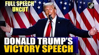 Full Speech Uncut Donald Trump’s victory speech as he wins US Presidential Election for 2nd time [upl. by Ibot384]