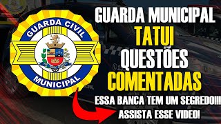 QUESTÕES COMENTADAS GCM TATUI  Lei complementar n° 23 GCM TATUI [upl. by Liahcim]