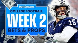 College Football Week 2 Best Bets  Picks amp Predictions 2024 [upl. by Ylrehs679]