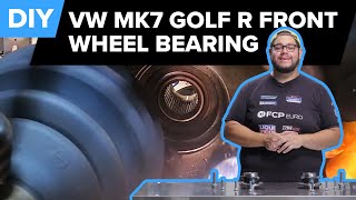 Volkswagen Golf mk4 rear wheel bearing replacement [upl. by Efi]