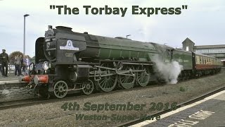 60163 Tornado On The Torbay Express 4th September 2016 [upl. by Minerva]