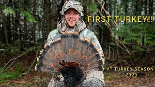 VERMONT Turkey Season 2023  TYLERS FIRST BIRD [upl. by Tayyebeb]