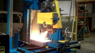 Triplex Systems Inc quotGatorquot Abrasive Wheel CutOff Machine [upl. by Maillliw]