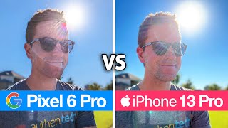 Pixel 6 Pro vs iPhone 13 Pro Camera Comparison Test [upl. by Airdnahs283]