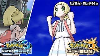 Pokemon UltraSun amp UltraMoon  Lillie Vs Faba HQ [upl. by Akimihs]