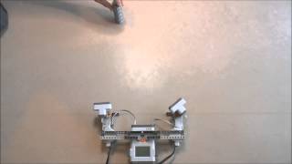 triangulation using two ultrasonic sensors [upl. by Siuraj]