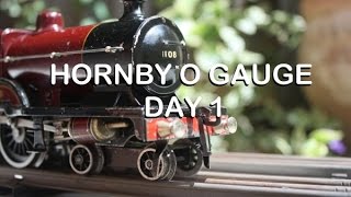 Boys amp Toys  Hornby O Gauge Tinplate Layout  Day 1 [upl. by Giustina47]