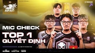 💀 Mic Check Top 1 TE Trận đấu hội tụ đầy đủ yếu tố để đưa TE lên ngôi vô địch [upl. by Eninaej]