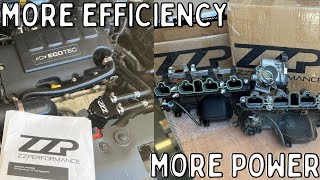 ZZP PORTED MANIFOLD amp PCV UPGRADE INSTALL ON 12 CHEVY SONIC Power amp efficiency with ZZPerformance [upl. by Jayme]