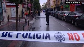 Police ISISlinked terror suspects arrested in Madrid [upl. by Karia510]