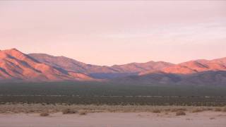 Sunset at Ivanpah Dry Lake time lapse [upl. by Nalak]