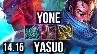 YONE vs YASUO MID  5k comeback 44k DMG 700 games  EUW Master  1415 [upl. by Oettam]