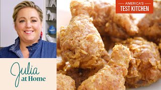 How to Make Crispy OldFashioned Fried Chicken Best Ever  Julia at Home [upl. by Arvonio163]