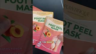 Is This Foot Peel Mask Safe  Satisfying Peeling Process shorts feet peeling [upl. by Chelsy]