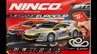 Ninco 20186 Megane EUROCUP 132 Race Set [upl. by Terza]