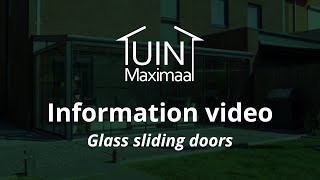 Information video glass sliding doors Gumax®  Tuinmaximaal [upl. by Zimmermann695]