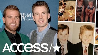 Chris Evans Brother Shares Adorable Childhood Photos On The Marvel Actors 37th Birthday  Access [upl. by Taggart]