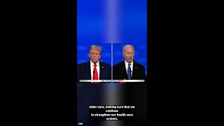 President Biden loses his train of thought during the debate [upl. by Ellenyl242]