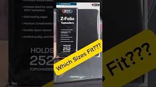 How Thick is Too Thick BCW ZFolio Toploader Thickness test sportscards storage [upl. by Arries699]