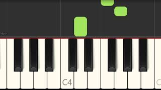 Lang zal ze leven Heel eenvoudig Piano tutorial Synthesia [upl. by Anor156]