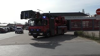 LeihDLK Rosenbauer XLS 20 Einsatzfahrten zum Schornsteinbrand Freiwillige Feuerwehr Barmstedt [upl. by Ydennek]