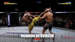 UFC 3 BRUTAL 🤺 Fight  Francis Ngannou vs Alistair Overeem [upl. by Nuahsel]