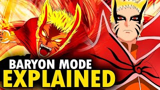 BARYON MODE EXPLAINING NARUTOS FINAL TRANSFORMATION [upl. by Sillyrama]