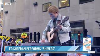 Ed Sheeran creates Shivers Live on Loop Pedal [upl. by Imyaj238]