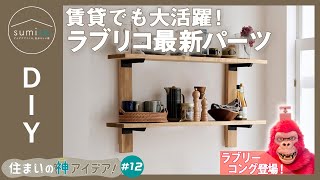 【最新ラブリコ】賃貸住宅でも簡単に収納棚が作れるＤＩＹパーツ【住まいの神アイデア！】｜sumica ～アイデアでつくる、自分らしい家～ [upl. by Reahard]