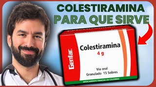 COLESTIRAMINA💊 ¿Cómo se usa TRATAMIENTO de COLESTEROl ALTO  MÁS [upl. by Yuzik]