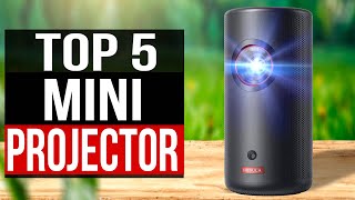 TOP 5 Best Mini Projectors 2022 [upl. by Nauqyaj]