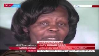 KTN NEWSDESK 26th April 2016 Lucy Kibaki memorable moments [upl. by Saucy376]