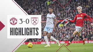 Manchester United 30 West Ham  Premier League Highlights [upl. by Naesar]