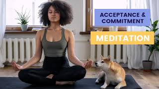 ACT 8 minute guided meditation Acceptance and Commitment Therapy [upl. by Ayram]