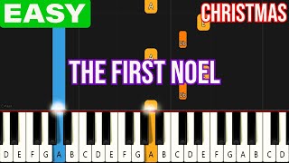 The First Noël  Christmas Carol  EASY Christmas Piano Tutorial for Beginners [upl. by Narcho]