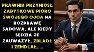 PEWIEN PRAWNIK PRZYNIÓSŁ NA ROZPRAWĘ SĄDOWĄ ZABYTKOWE PIÓRO SWOJEGO OJCA A KIEDY SĘDZIA ZAUWAŻYŁ [upl. by Nelehyram]