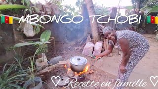 VLOG CAMEROUN 42  En cuisine  MBONGO TCHOBI  Recette en famille ♡♧♡ [upl. by Oz893]