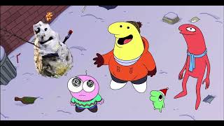 Mr Boss goes to the moon with his rocket boots  Smiling friends S2E8 clip [upl. by Bouchier503]