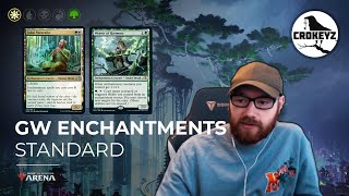 GW Enchantments STANDARD  CROKEYZ MTG Arena [upl. by Ysak]