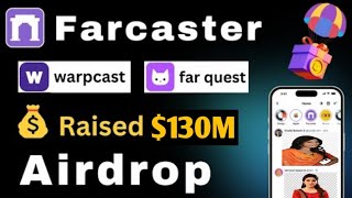 Warpcast Airdrop Guide  Farquest airdrop guide  farquest Warpcast newairdrop freecryptoclaim [upl. by Ahsilram]