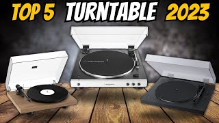 Best Turntable 2023  The Only 5 You Need to Know [upl. by Ire]