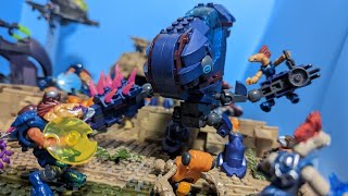 The Jackal vs Grunt Wars Halo Mega Construx MOC Diorama [upl. by Airual]