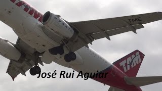 Aeroporto Santos Dumont Perigo Aviões Pousando e Decolando Azul TAM Gol Avianca [upl. by Elagiba]