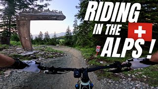 Alpine MTB Adventure in Switzerland  Nagens amp Runca Trails [upl. by Kcirdneked]