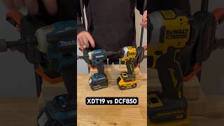 Makita XDT19 vs Dewalt DCF850 makita dewalt [upl. by Nosae752]