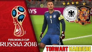 Ist das der Blick ins FINALE  😱  WM 2018  Manuel Neuer Spielerkarriere  Fifa 18 [upl. by Presber]